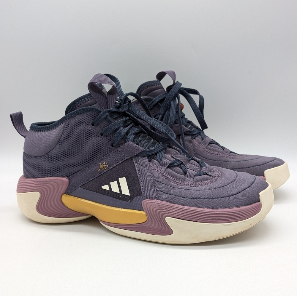Adidas Exhibit Select CP Mid Purple Athletic Shoe 8.5